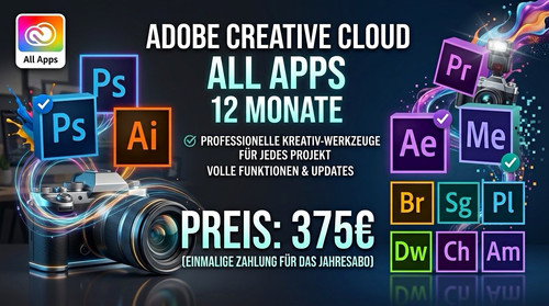Adobe creative cloud pro - cloud, 12