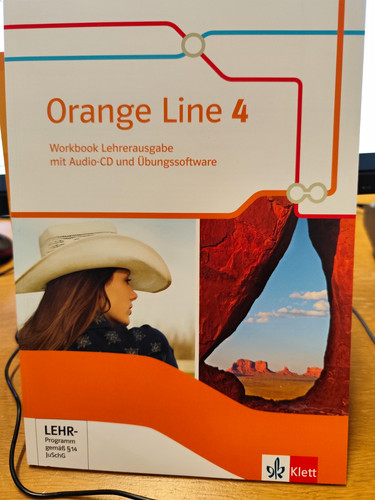 Klett orange line - orange, workbook