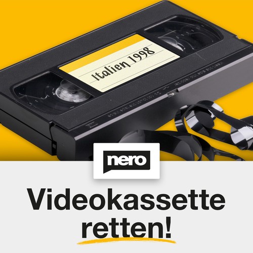 Nero videokassette retten - videokassette,